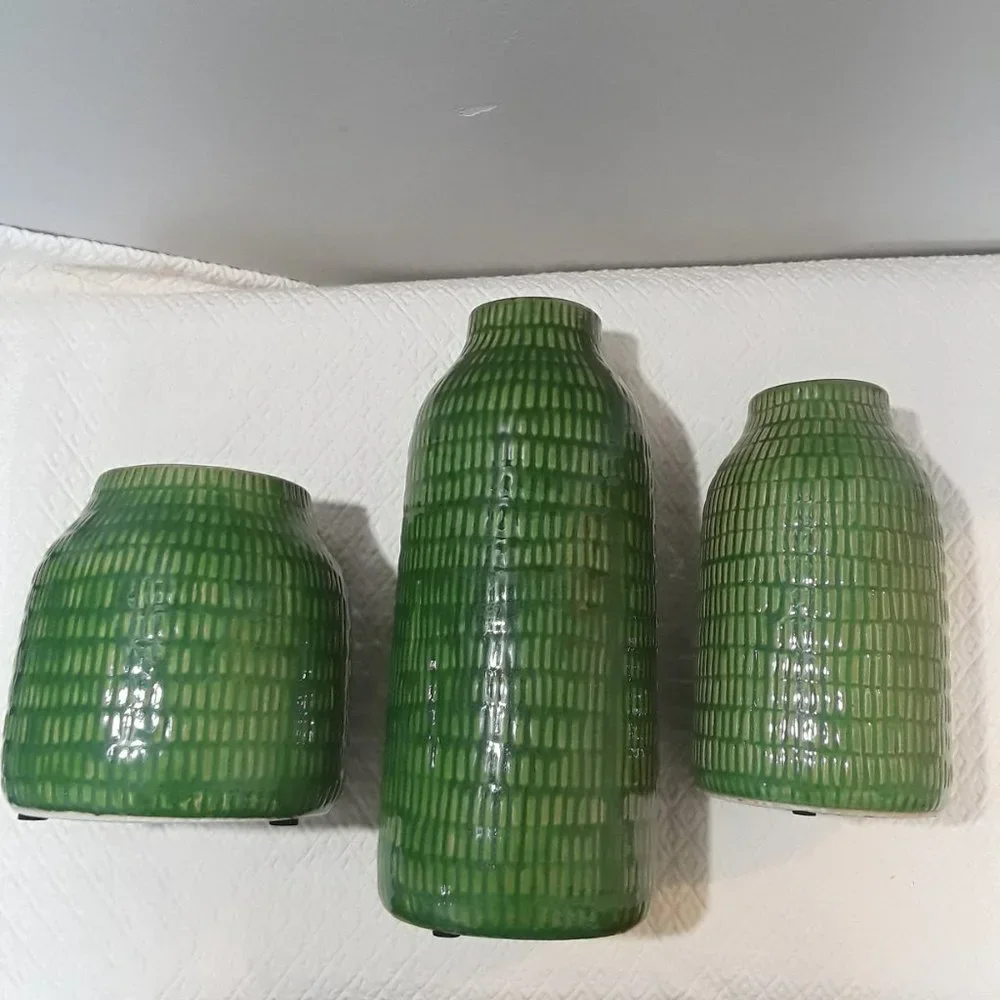 Crate & Barrel Verde Medium Vase